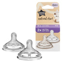 [3-Pack] Tommee Tippee Natural Start Soft Teat (2 Pk) - Assorted Sizes