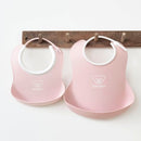 BabyBjorn Feeding Bib Set (1 Baby Bib And 1 Small Baby Bib) - 5 Colors