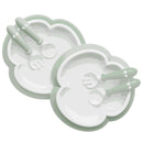 BabyBjorn Baby Plate, Spoon And Fork 2 Pcs - 4 Colors