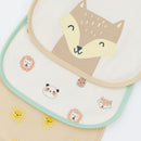 [2-Pack] Snapkis Everyday Bib Set 3Pk - Assorted Designs