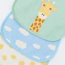 [2-Pack] Snapkis Everyday Bib Set 3Pk - Assorted Designs