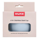 [2-Pack] Snapkis 2-In-1 Stainless Steel Cup - 2 Colors