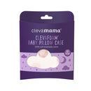 [2-Pack] Clevamama Australian Cotton Baby Pillow Case - 2 Colors