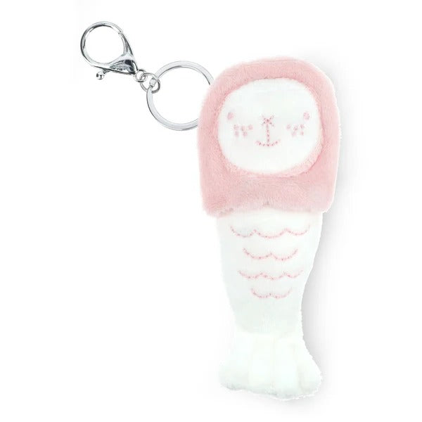 [2 Pack] Nom Merlion Chou Chou Mini Keychain - 2 Colors