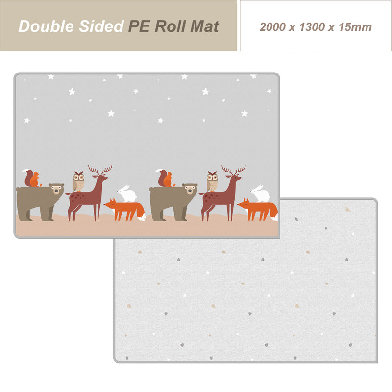 Parklon Double Sided PE Roll Mat Midnight Friends Terrazzo  Size: 2000x1300x15mm