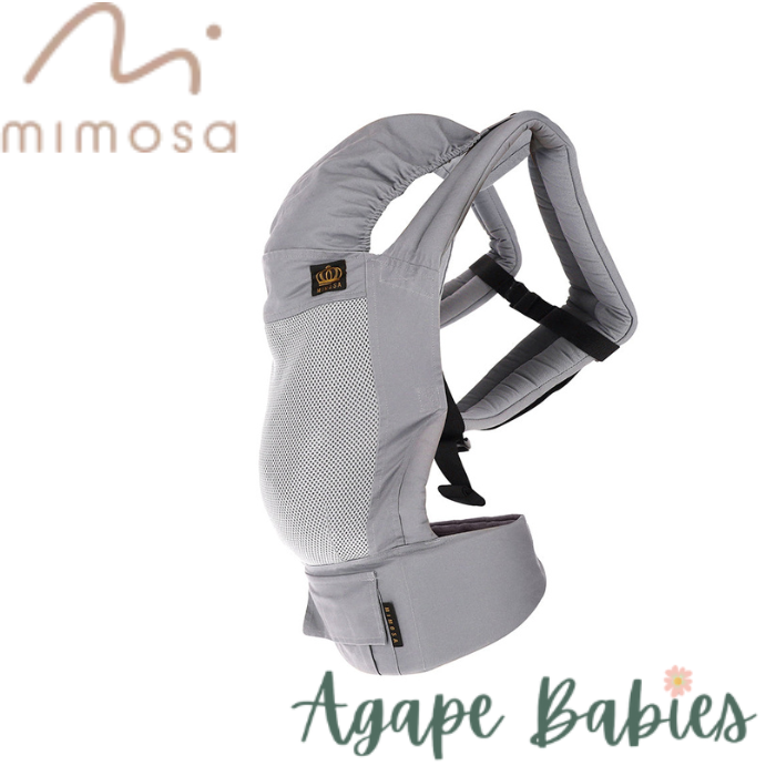 Mimosa Airplush Ergonomic Baby Carrier - Urban Grey Mesh