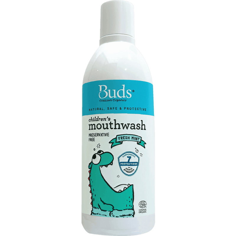 Buds Oralcare Organics Mouthwash 300ml - Fresh Mint Exp: 02/27