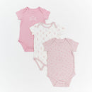 Not Too Big Bunny Bodysuits 3pk