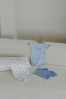 Not Too Big Whaley Bodysuits 3 pk