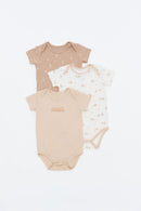 Not Too Big Neutral Bodysuits 3pk