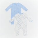 Not Too Big Penguin Sleepsuits 2pk