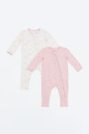 Not Too Big Duckie Sleepsuits 2pk