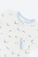 Not Too Big Whaley Sleepsuits 2pk