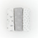 Not Too Big Essential Bamboo Swaddles 3pk - 3 Designs