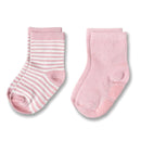 [3 Pack] Not Too Big Bamboo Pink Socks 2pk