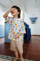 [2 Pack] Not Too Big Birds Oversized Tee - Playground