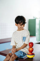 [2 Pack] Not Too Big Birds Oversized Pocket Tee - Bluebird