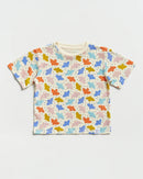 [2 Pack] Not Too Big Birds Oversized Tee - Pink Playground