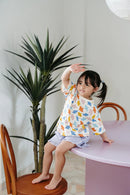 [2 Pack] Not Too Big Birds Oversized Tee - Pink Playground