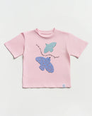 [2 Pack] Not Too Big Birds Oversized Tee - Bubblegum