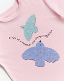 [2 Pack] Not Too Big Birds Oversized Tee - Bubblegum