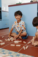 Not Too Big Birds Collared Shirt - Playground