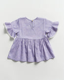 Not Too Big Birds Bamboo Blouse - Lilac