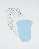 Not Too Big Monster Bodysuits 3pk