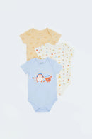 Not Too Big Breakfast Bunch Bodysuits 3pk