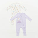 Not Too Big Princess Sleepsuits 2pk