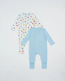 Not Too Big Monster Sleepsuits 2pk