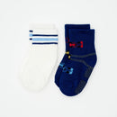 [2 Pack] Not Too Big Tiny Racer Socks 2pk