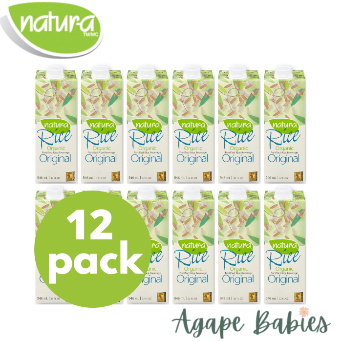 Natur-a Enriched Rice Beverage - Original (Organic) 946 ml ( Bundle Of 12 Packs ) Exp: