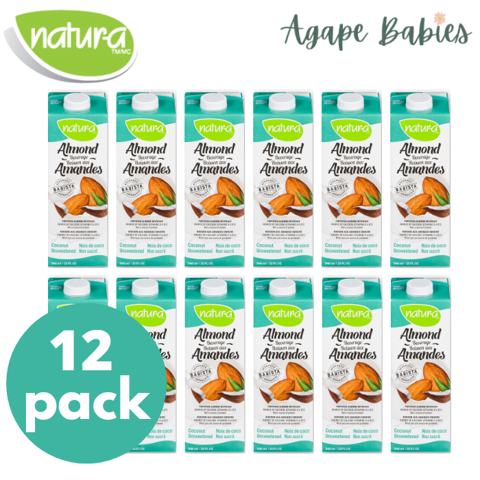 Natur-a Enriched Almond Beverage - Coconut Unsweetened 946 ml ( Bundle Of 12 Packs ) Exp: