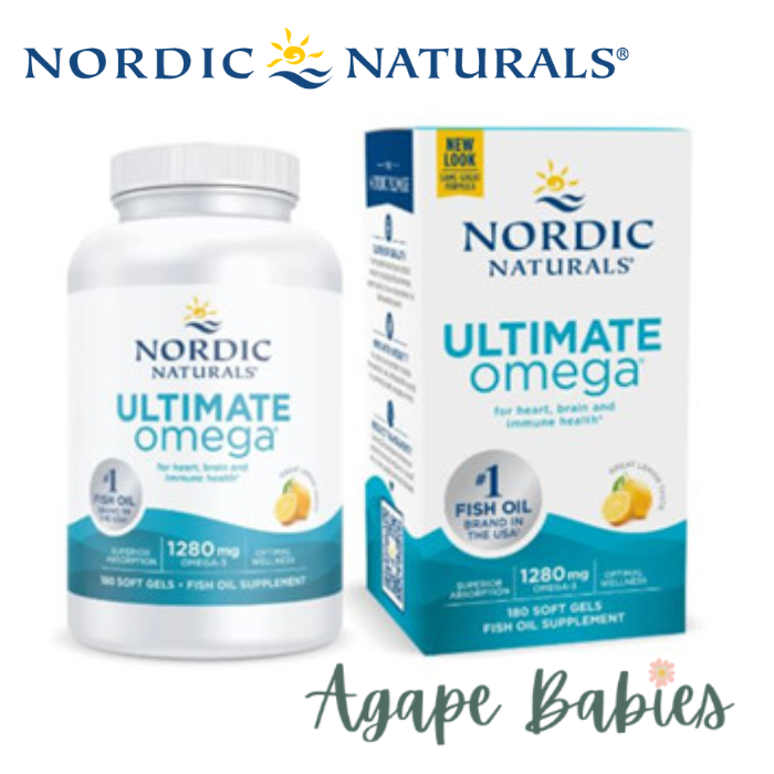 Nordic Naturals Ultimate Omega 1280 mg - Lemon, 180 sgls.