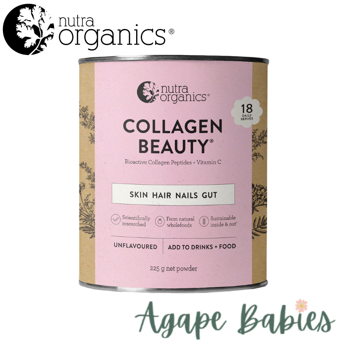 Nutra Organics Collagen Beauty with Verisol + C -225g