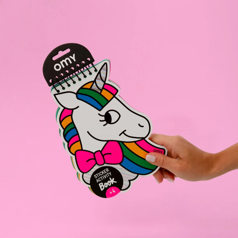 [2 Pack] OMY Sticker Activity Notebook - 3 Designs