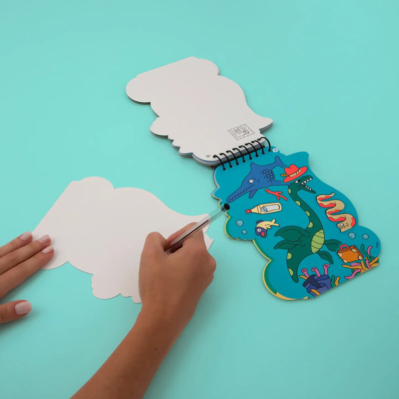 [2 Pack] OMY Sticker Activity Notebook - 3 Designs
