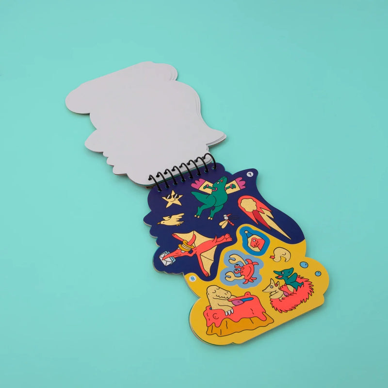 [2 Pack] OMY Sticker Activity Notebook - 3 Designs