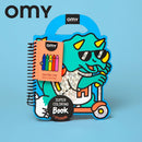 OMY Super Colouring & Stickers Book - 3 Designs