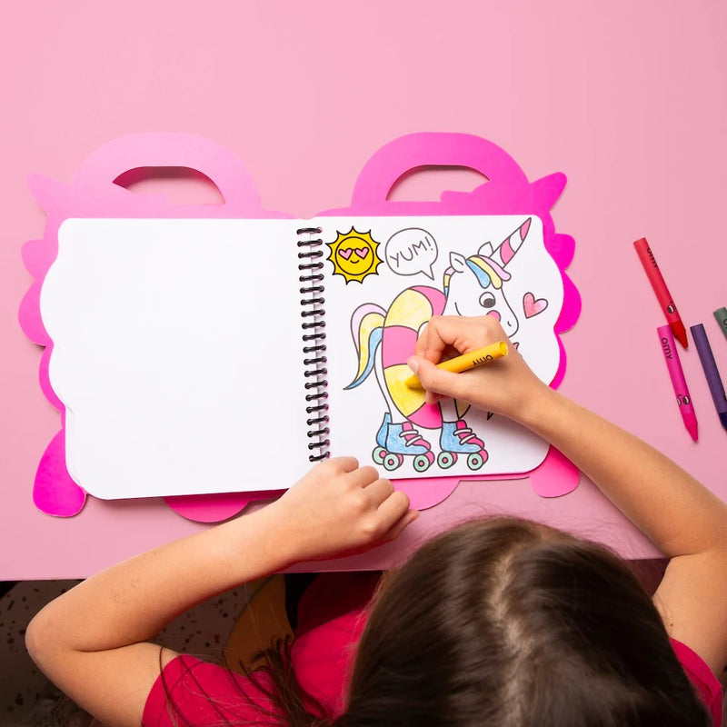 OMY Super Colouring & Stickers Book - 3 Designs