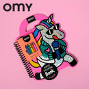 OMY Super Colouring & Stickers Book - 3 Designs