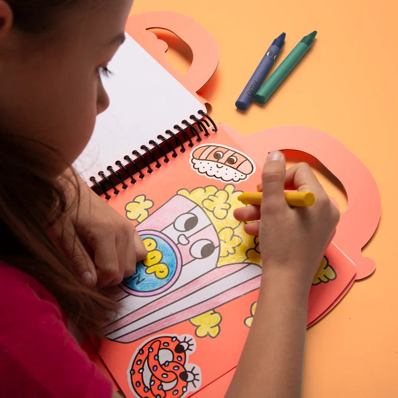 OMY Super Colouring & Stickers Book - 3 Designs