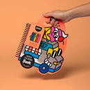 OMY Super Colouring & Stickers Book - 3 Designs