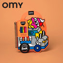 OMY Super Colouring & Stickers Book - 3 Designs