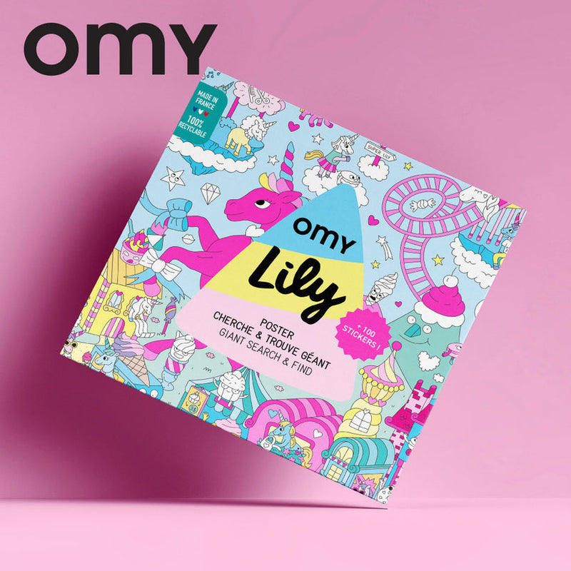 OMY Giant Poster & Stickers (100 X 70cm) - 5 Designs