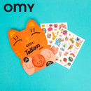[2 pack] OMY Tattoos - 5 Designs