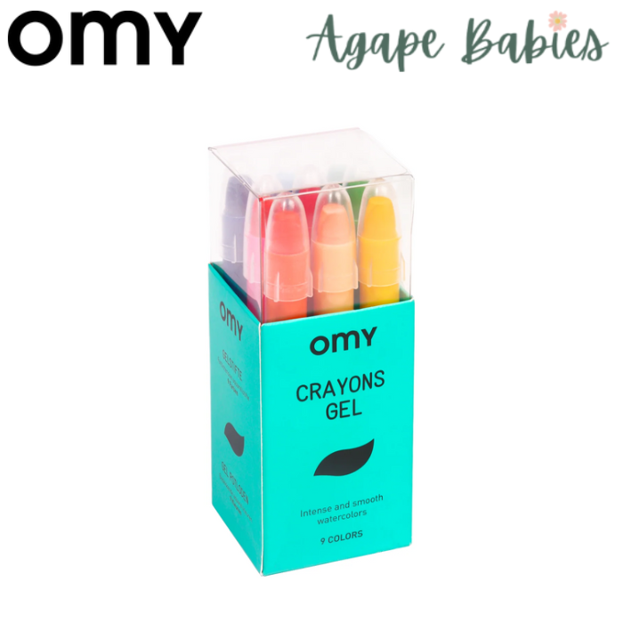 OMY 9 Crayons Gel