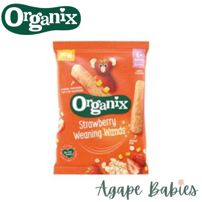 Organix Strawberry Weaning Wands, 25 g. Exp- 07/24