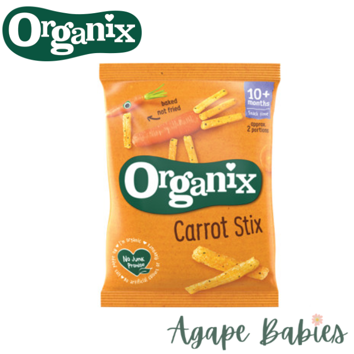Organix Finger Foods Organic Carrot Sticks, 20 g. Exp: 03/24